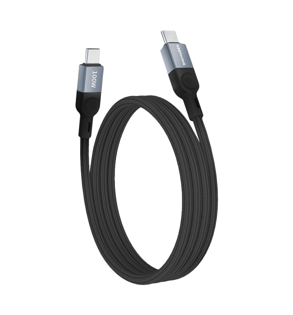 Кабель Keephone PD 60W Type-C to Type-C Liquid Silicone Cable black (DC-23014blk)