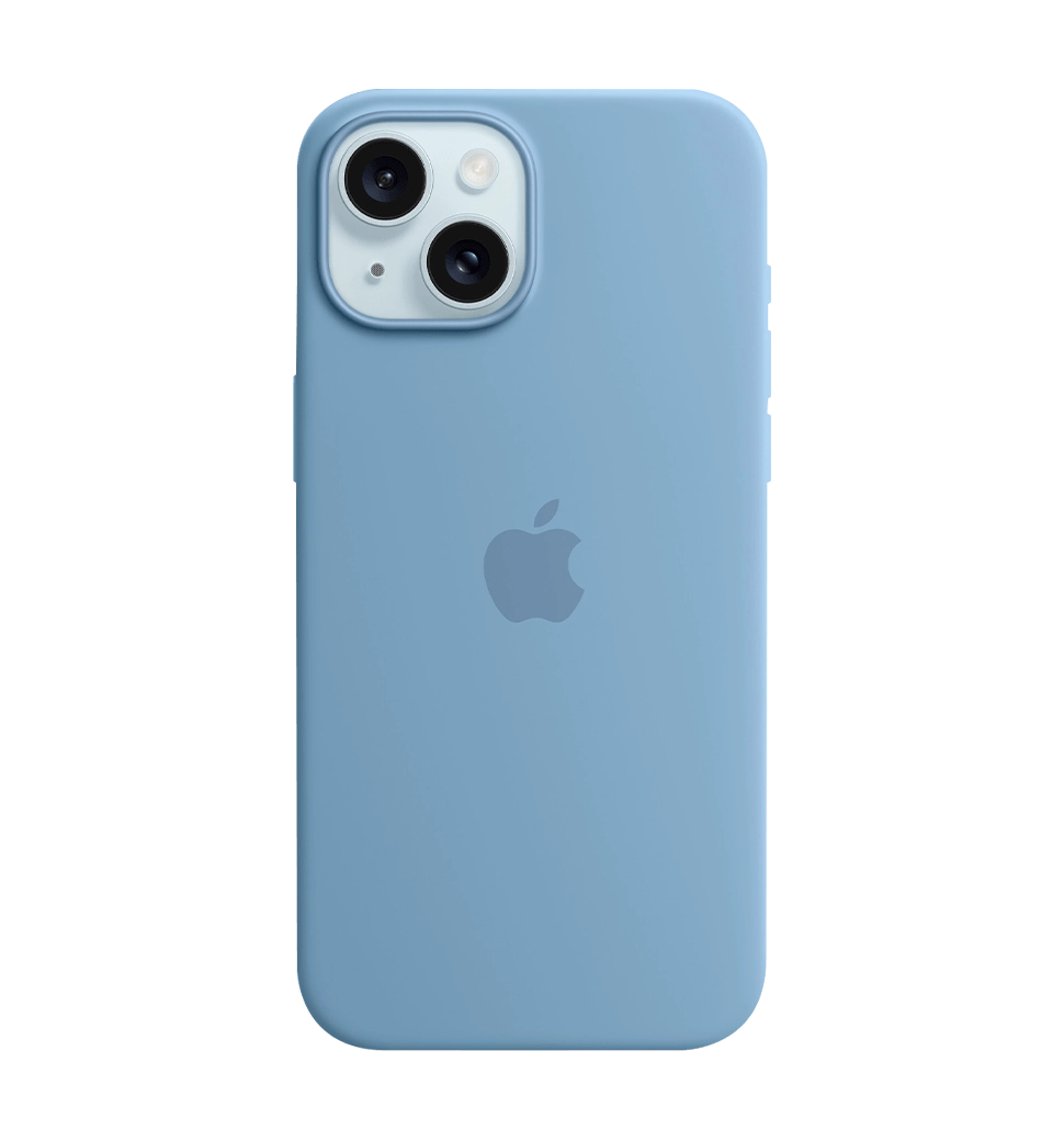 Чохол силіконовий iPhone 15 Silicone Case with MagSafe Winter Blue (MT0Y3)