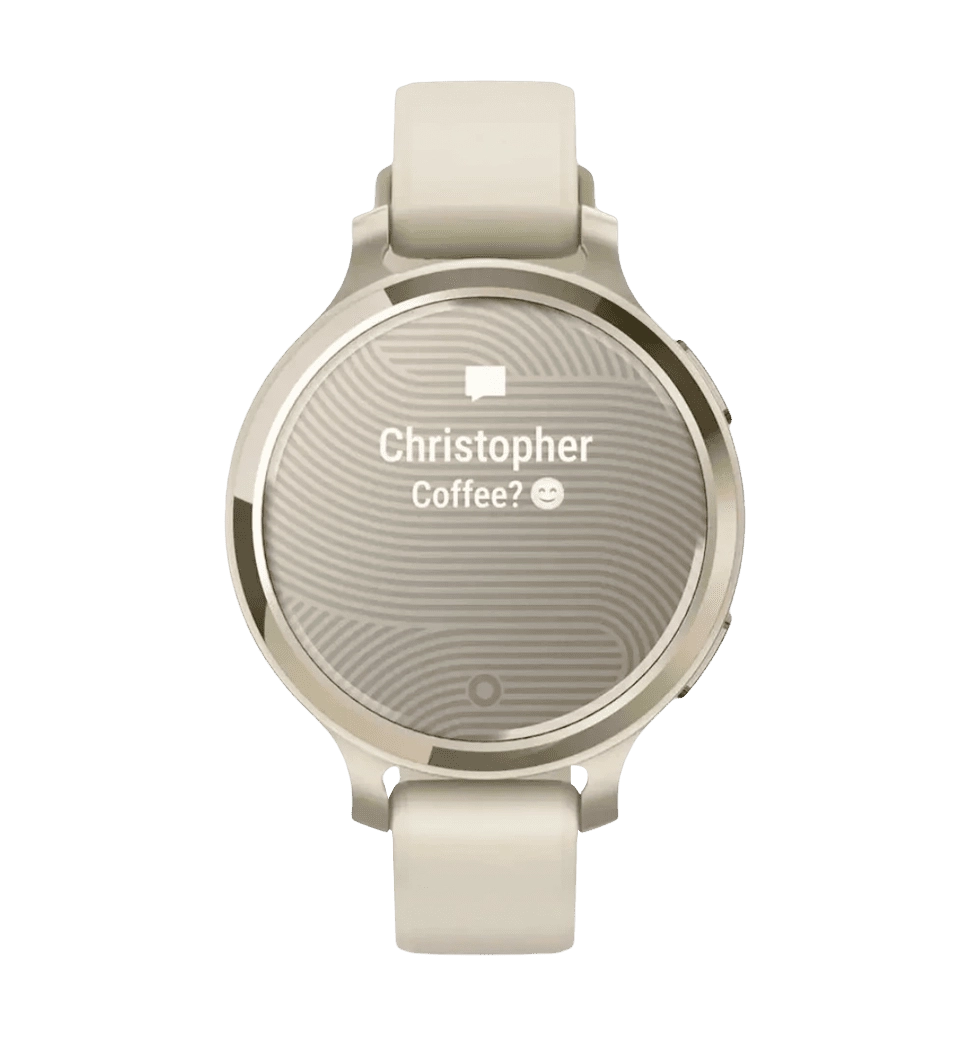 Смарт-часы Garmin Lily 2 Active Lunar Gold with Bone Silicone Band (010-02891-00) UA