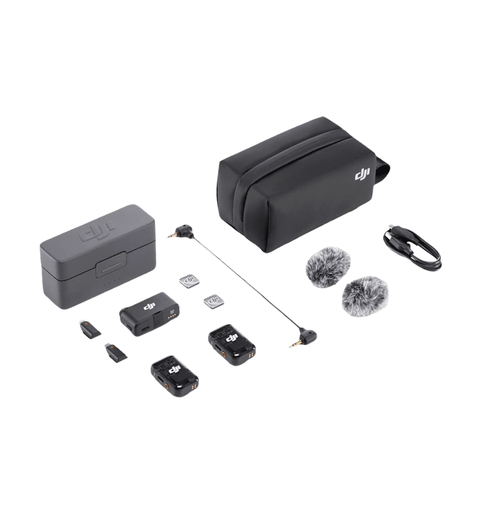 Мікрофонна радіосистема DJI Mic 2 (2 TX + 1 RX) (6941565971364)