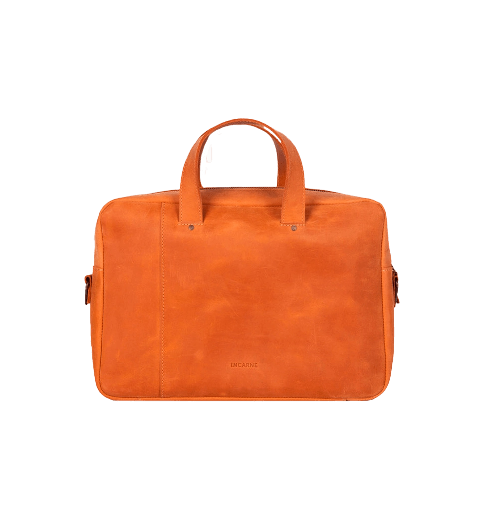 Кожаная Сумка INCARNE Bruno MacBook Air 13"Коньяк