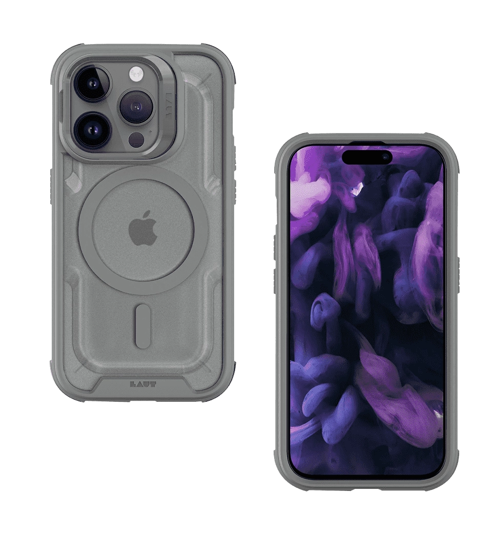 Чохол Laut Crystal MATTER для iPhone 15 Pro MagSafe Grey(L_IP23B_CM4_GY)