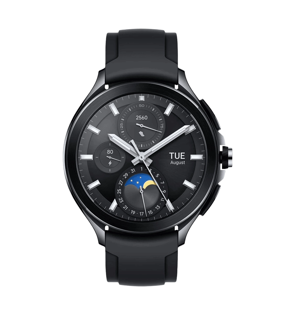 Xiaomi Watch 2 Pro Bluetooth Black Case with Black Fluororubber Strap (BHR7211GL)