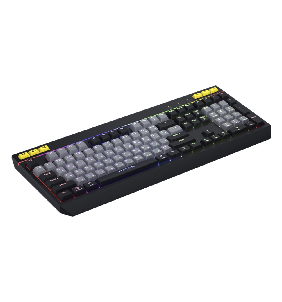 Клавіатура мембранна HATOR Icefall (HTK401UA) black