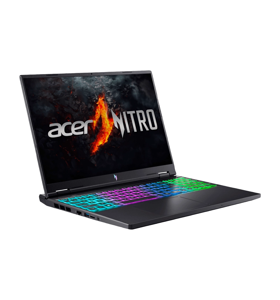 Ноутбук 16" Acer Nitro 16 AN16-73 (NH.QSPEU.001)/Intel i7-14650HX/32GB/1TB SSD/NVD 4060-8/Linux/Black