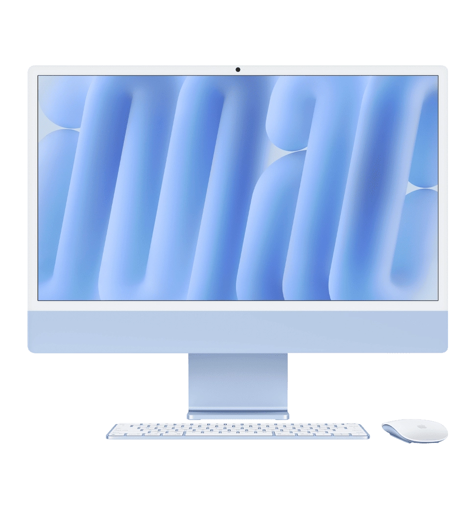 iMac 24" M4/NANO TEXTURE/10CPU/10 GPU/24GB/512 SSD Blue (Z1EQ000M5)