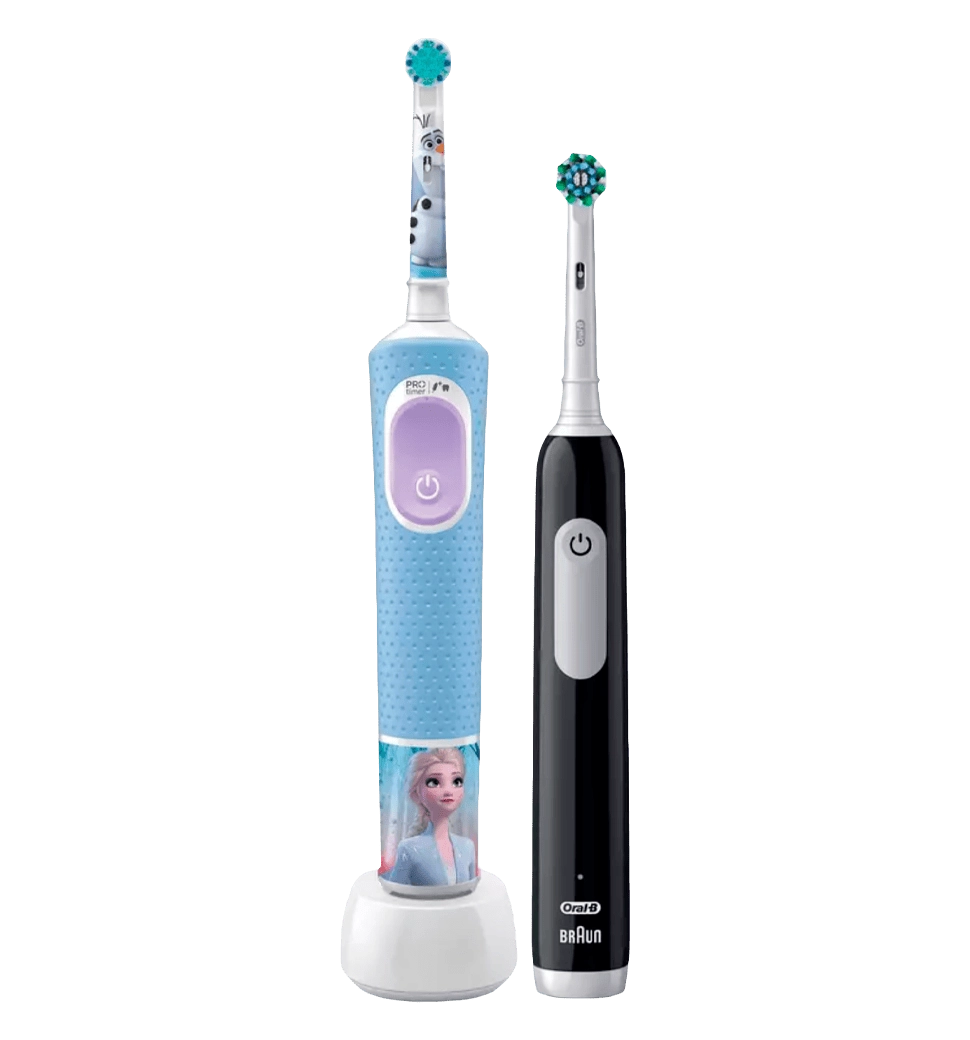 Зубная щетка BRAUN Oral-B D103 Frozen (3+) + Pro 1 D305 (Family Edition)