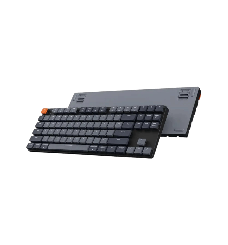 Клавиатура механическая Keychron K1SE 87Key, Gateron Blue, BT/USB-A, Low Profile, EN/UKR, White Led
