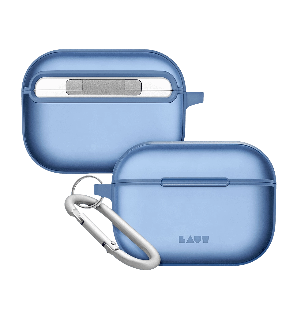 Чехол LAUT HUEX PROTECT для AirPods Pro 1&2 (2022) синий (L_APP2_HPT_BL)