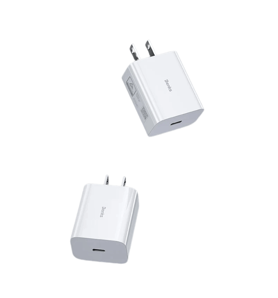 Адаптер Benks Ultimate-S 20W PD White (PA46-UK)