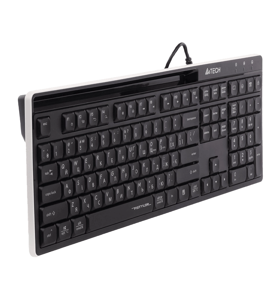 Клавіатура A4Tech Fstyler FX72, USB, колір чорний
