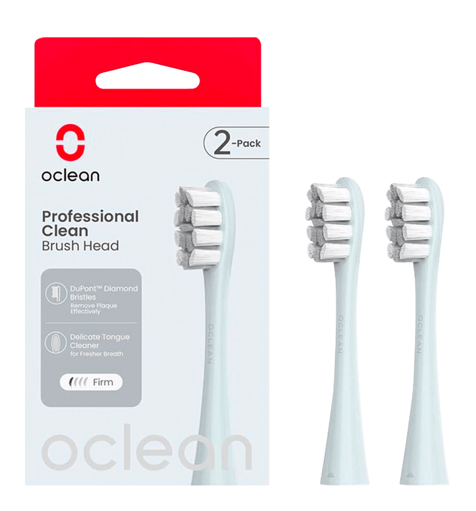 Насадка для зубной електрощетки Oclean P1C9 Brush Head Silver 2шт (6970810554038)