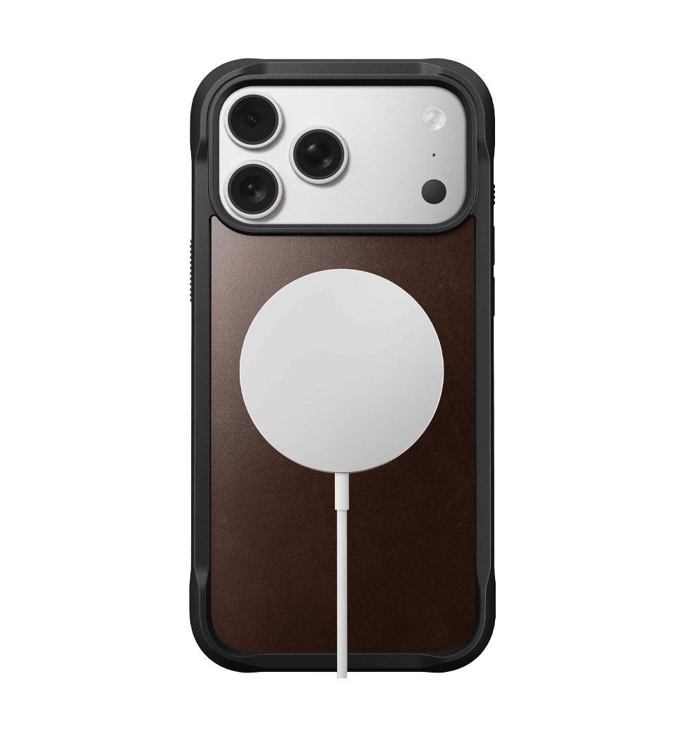 Чехол Nomad Rugged Leather Horween Rustic Brown for iPhone 17 Pro (NM011819858)