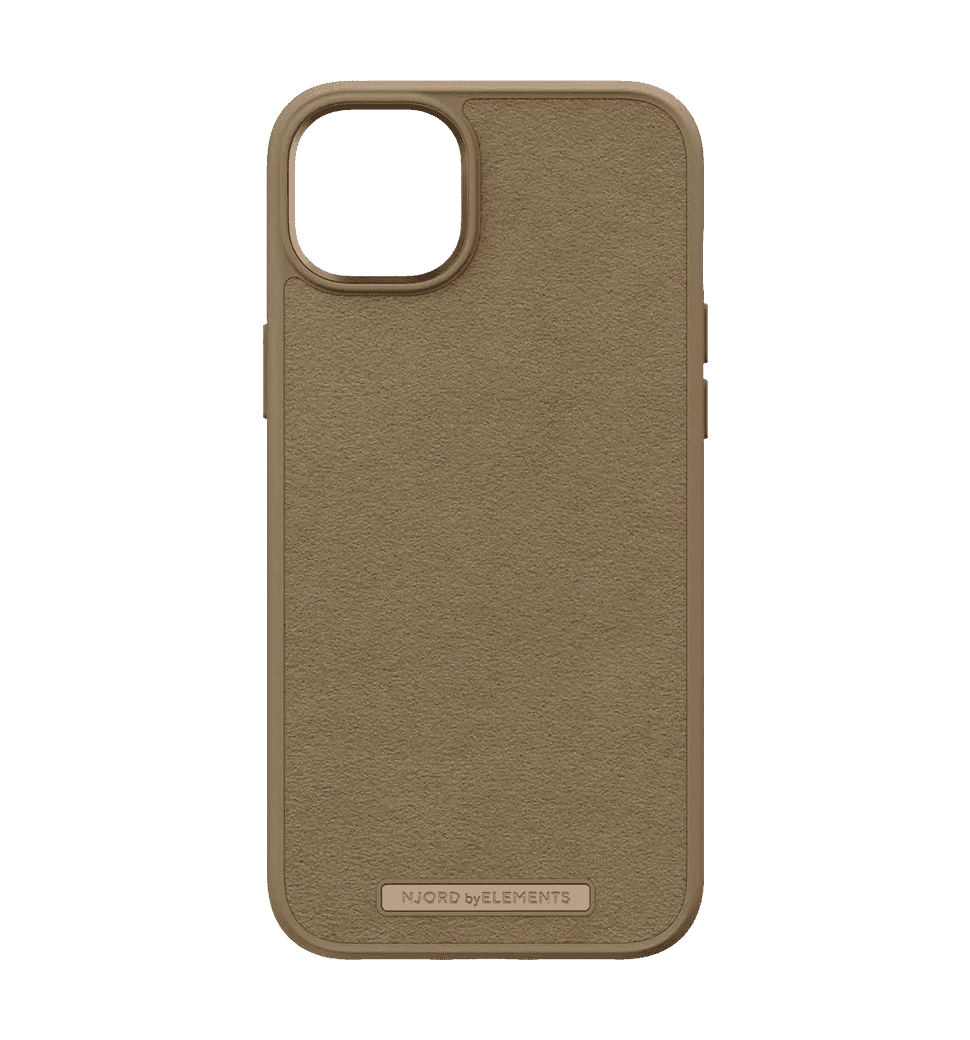 Чохол Njord Suede Comfort+ Case Camel for iPhone 14 Plus (NA42CM04)