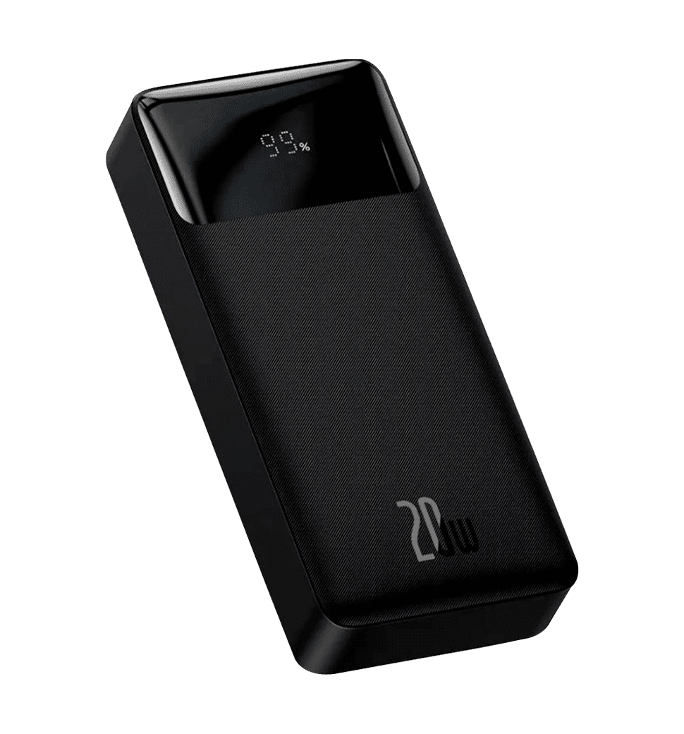 Доп батерея Baseus Bipow Digital Display 20W 20000mAh Black (PPDML-M01)