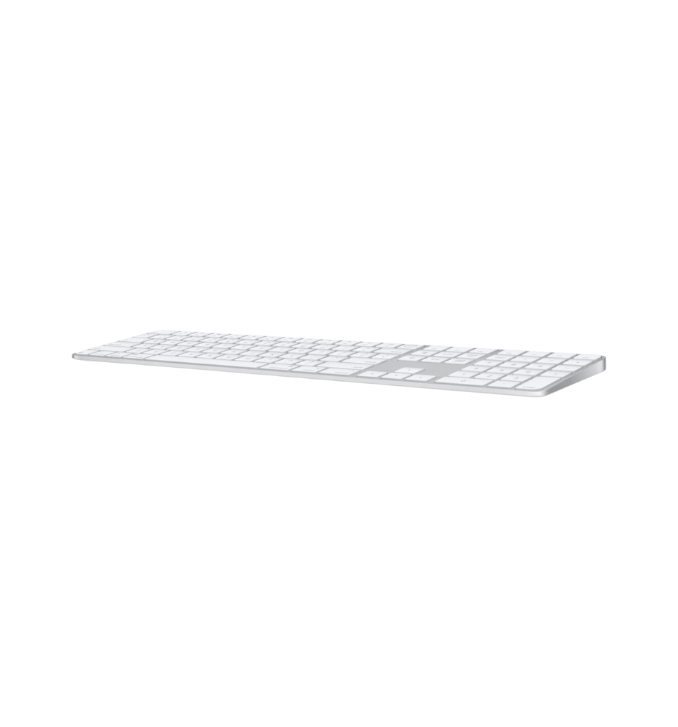 Apple Magic Keyboard with Touch ID and Numeric Keypad for Mac with Apple silicon - White Keys (MXK73)