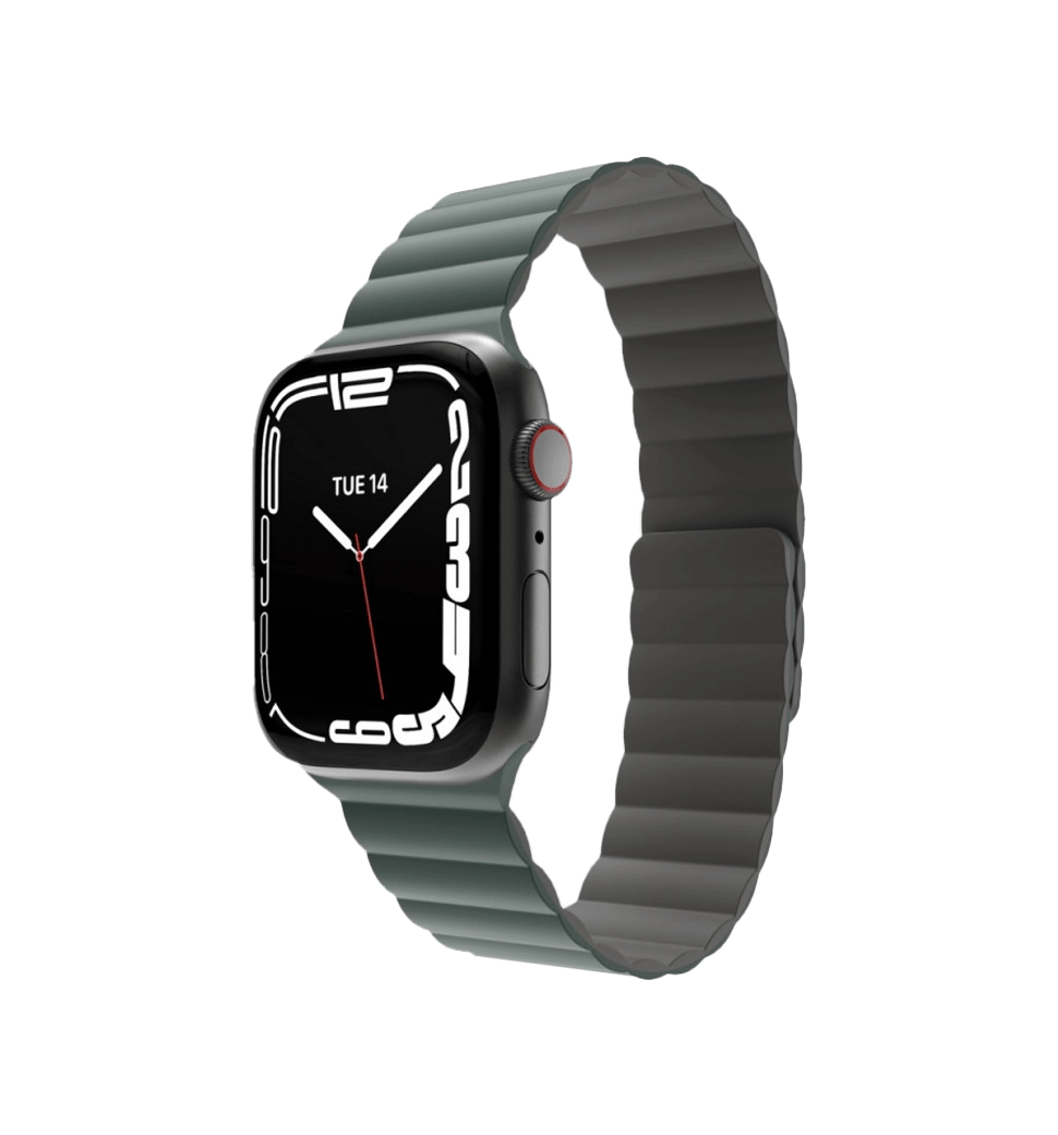 Ремешок Switcheasy Skin Silicone Magnetic Watch 38/40/41mm Pine Green (MAW801078PG22)