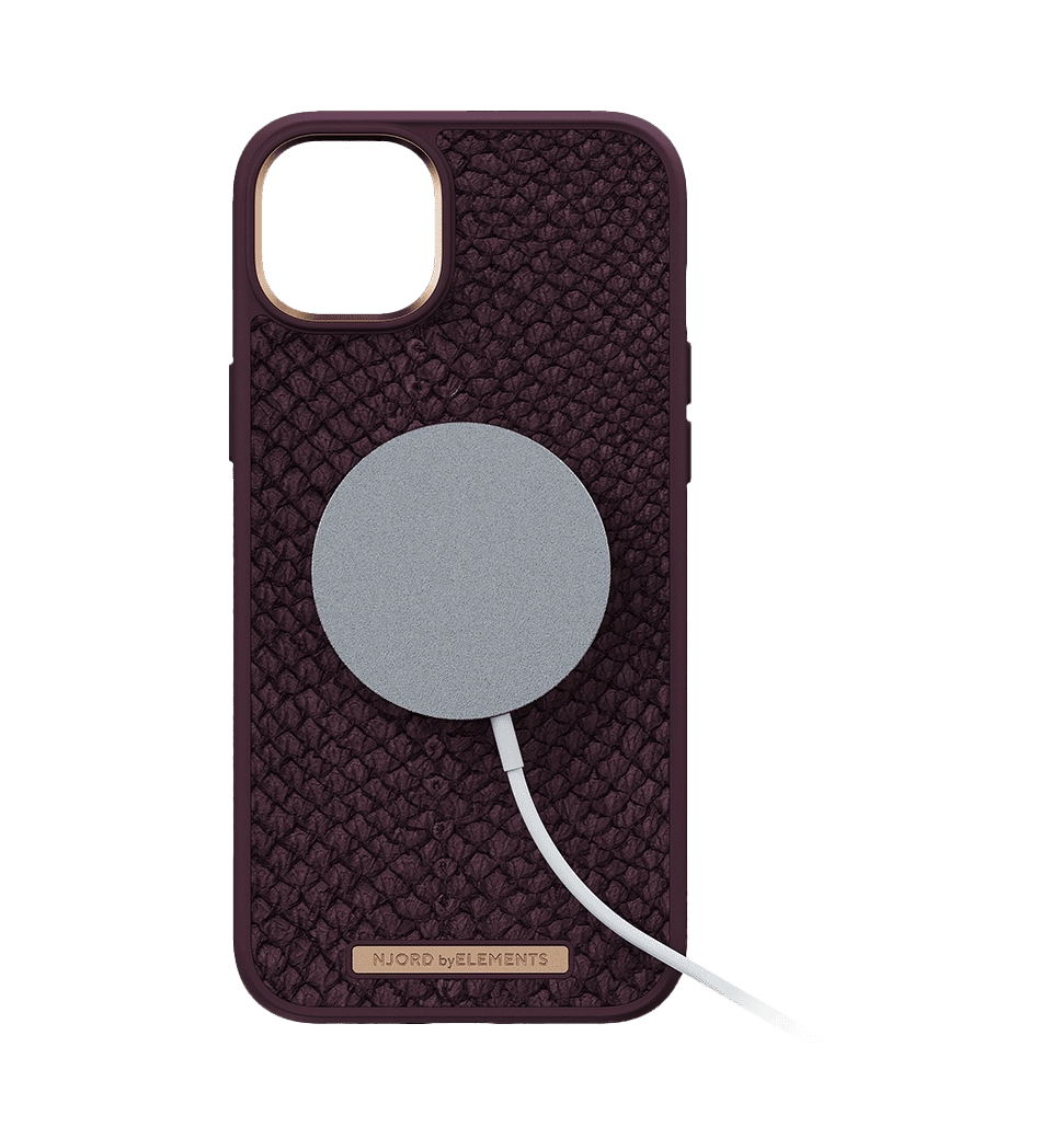 Чохол Njord Salmon Leather MagSafe Case Rust for iPhone 14 (NA41SL03)