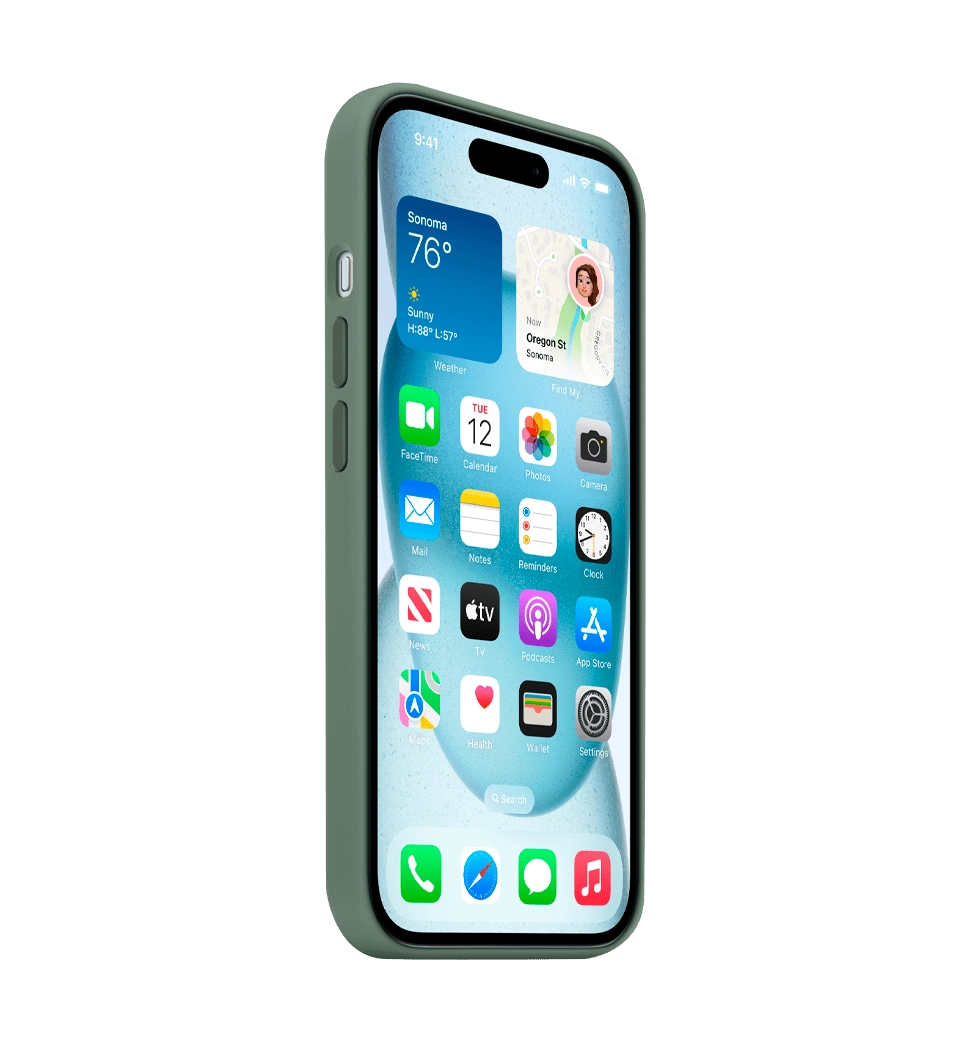 Чохол силіконовий iPhone 15 Plus Silicone Case with MagSafe Cypress (MT183)