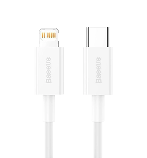 Кабель Baseus Superior Series Fast Charging Type-C to Lightning PD 20W 0.25m White (CATLYS-02)