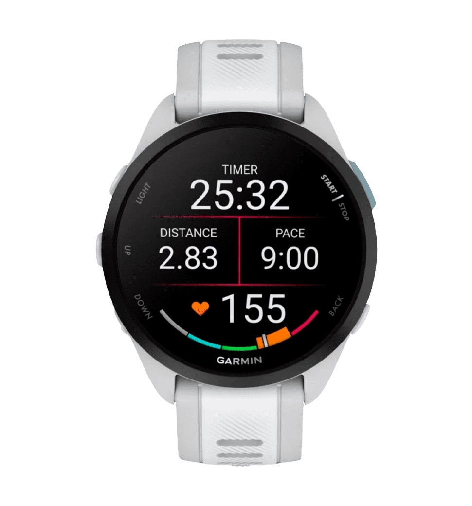 Смарт-часы Garmin Forerunner 165 Mist Gray/Whitestone (010-02863-21/A1) UA