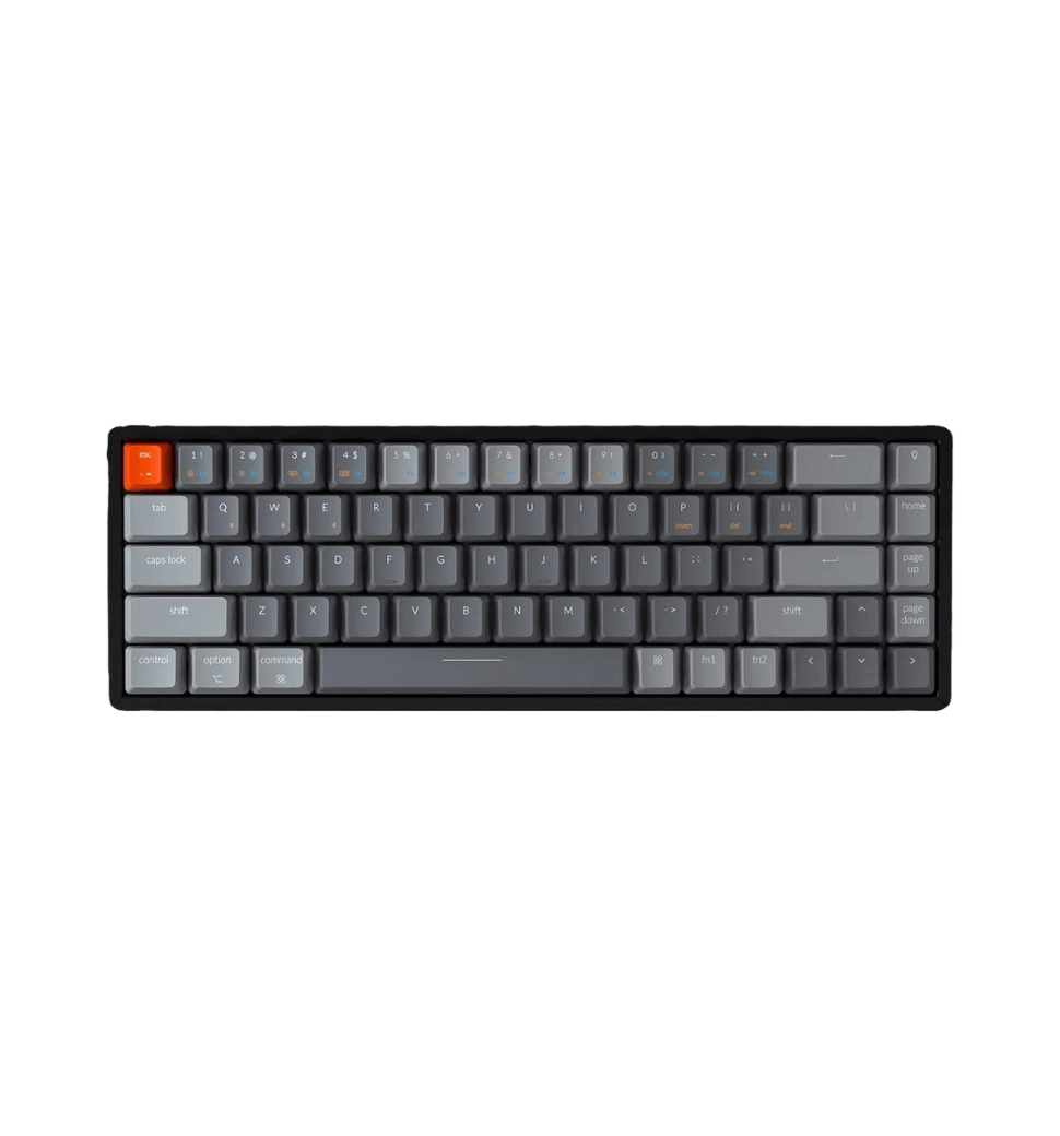 Клаватура механическая Keychron K6 68Key, Gateron G Pro Red, Hot-swap, Aluminum Frame, BT/USB-A, EN/UK