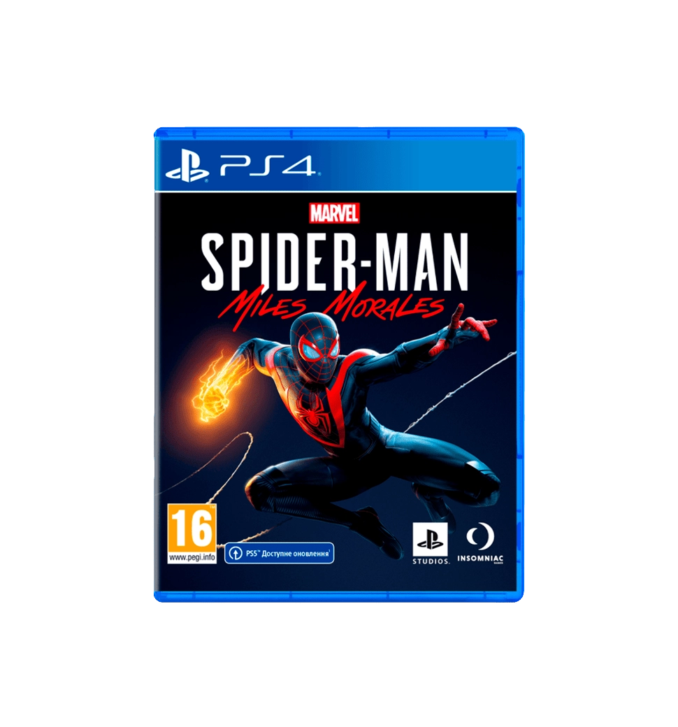 Игра консольная PS4 Marvel Spider-Man. Miles Morales, BD диск