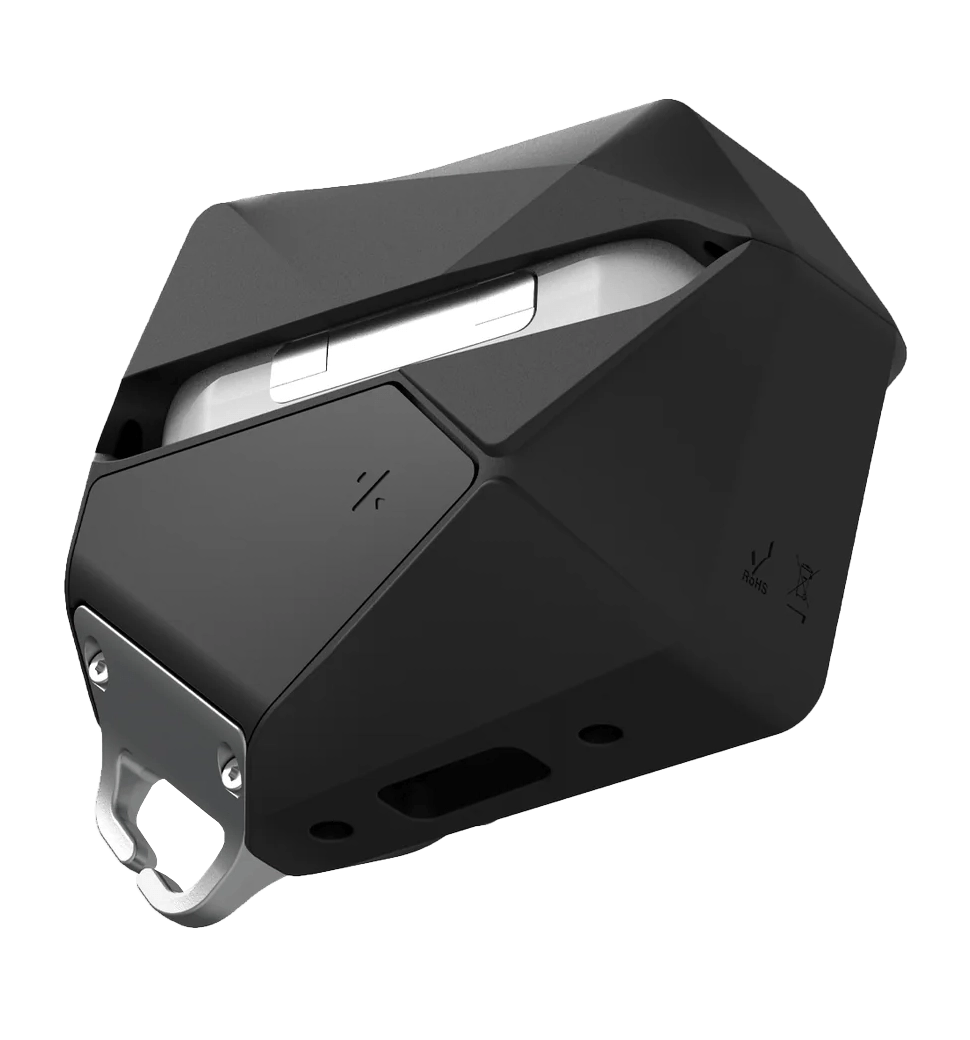 Чехол AULUMU Geomertric case for AirPods Pro2 Black