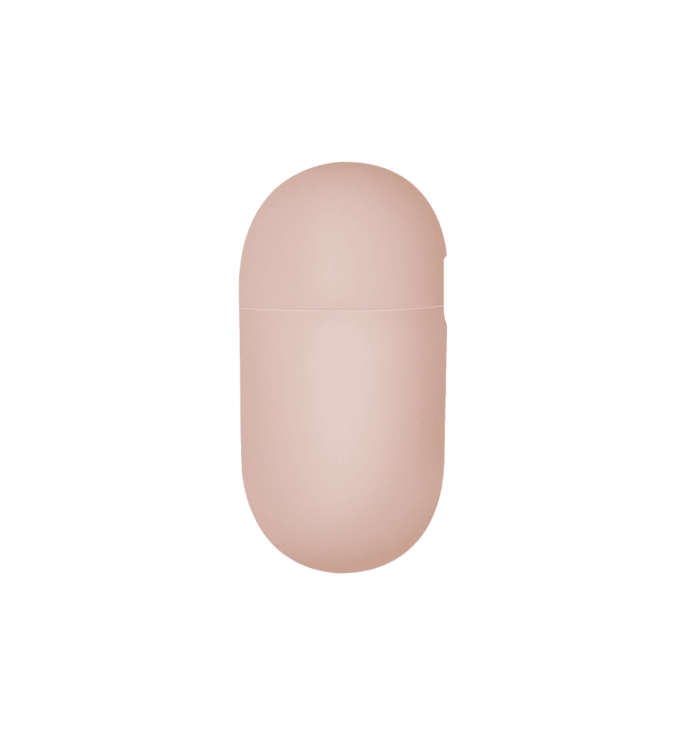 Чохол UNIQ Lino для AirPods 4 Silicone pink blush (UNIQ-AIRPODS(2024)-LINOPNK)