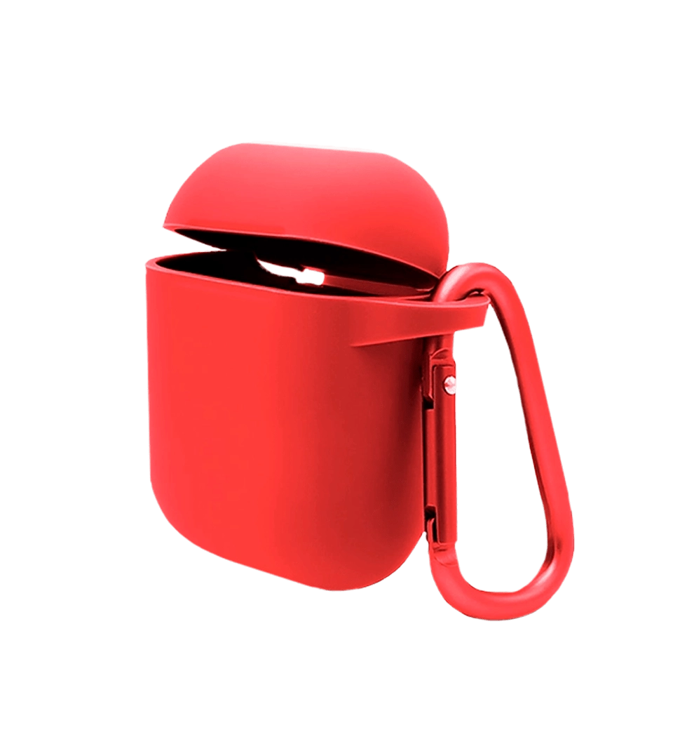 Чохол Blueo Liquid Silicone Case for AirPods with Carbine Dynamic Red