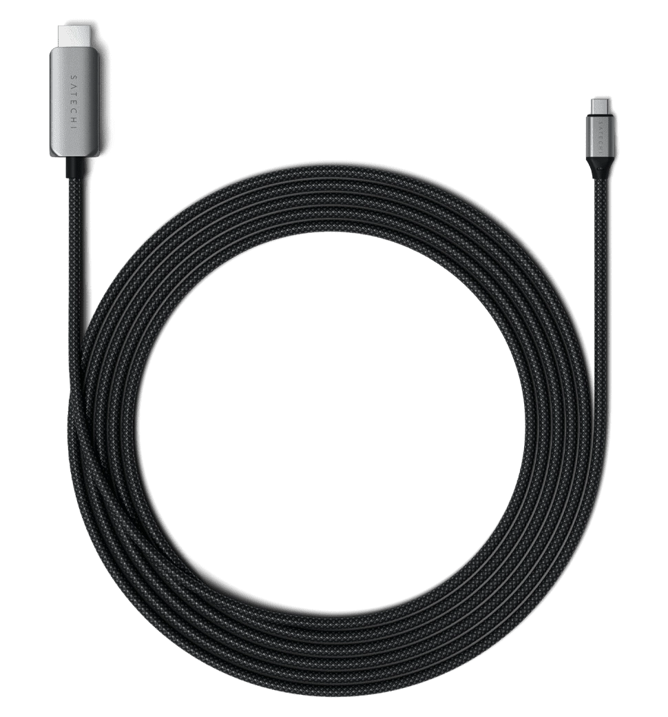 Кабель Satechi USB-C to HDMI 2.1 8K Space Gray (1.8 m) (ST-YH8KCM)