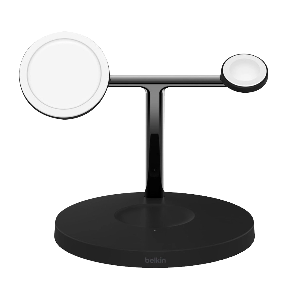 Беспроводной ЗП Belkin MagSafe 3in1 Wireless Charger, black (WIZ017VFBK)
