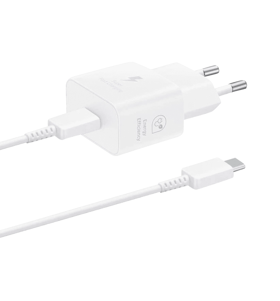 Адаптер Samsung Travel Adapter + Type-C cable 25W White (EP-T2510XWEGEU)