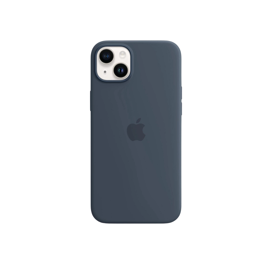 Чехол Силиконовый iPhone 14 Plus Silicone Case with MagSafe Storm Blue (MPT53)