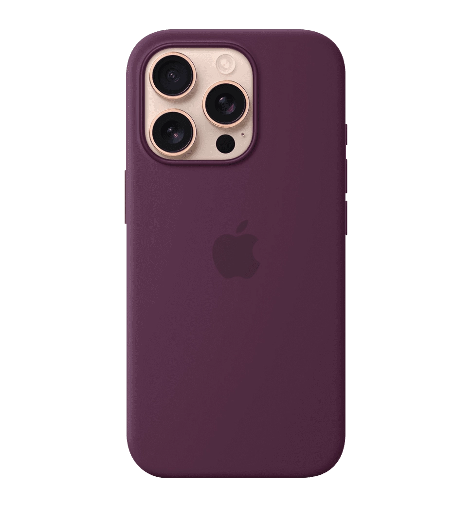 Чохол iPhone 16 Pro Silicone Case with MagSafe - Plum (MYYM3)