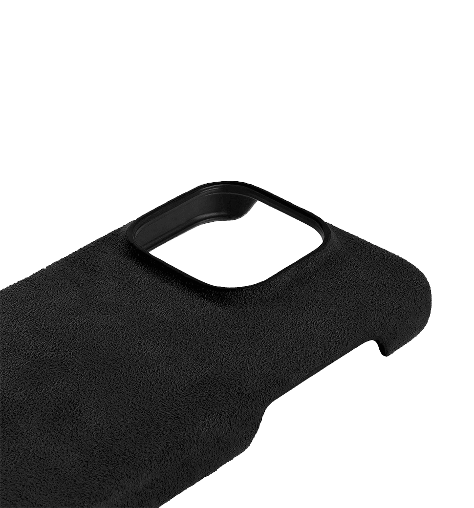 Чехол Kartell Alcantara MagSafe for iPhone 15 Pro Black