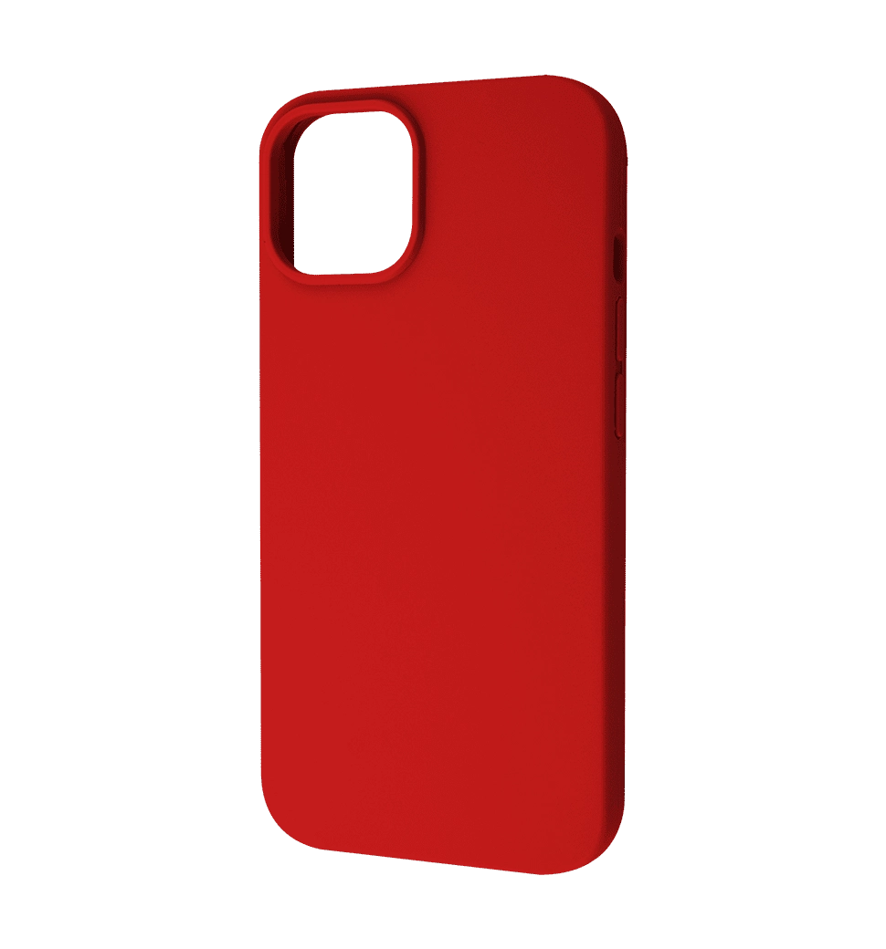 Чехол WAVE Silicon Case iPhone 14 red