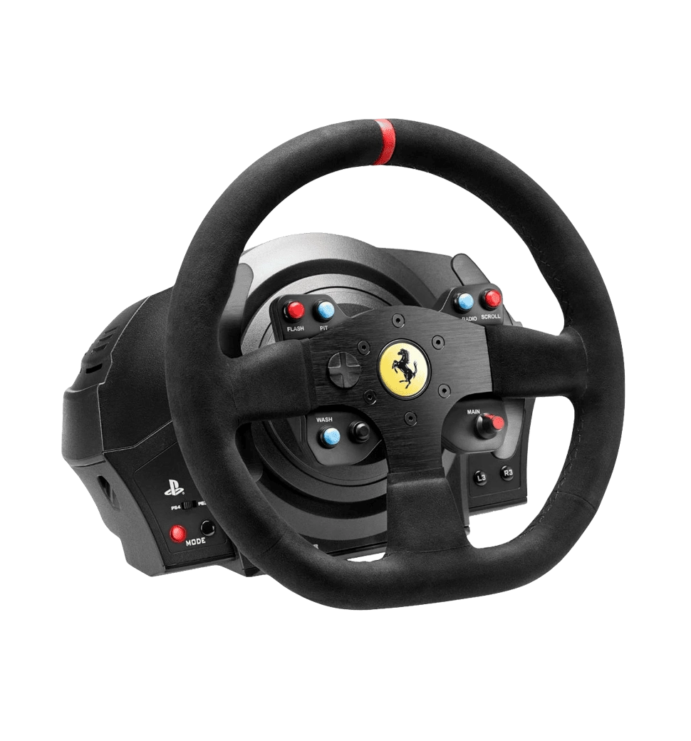 Комплект (кермо, педалі) Thrustmaster T300 Ferrari Integral RW Alcantara edition Black (4160652)
