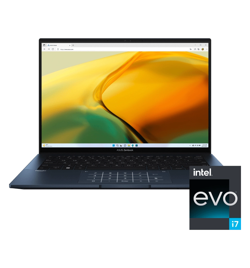 Ноутбук 14" ASUS Zenbook 14 UX3402VA-KM065WS/Intel i5-1340P/16GB/512 SSD/Intel Iris Xe/W11/Blue