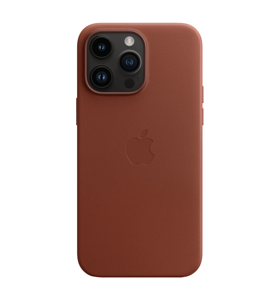 Чохол шкіряний iPhone 14 Pro Max Leather Case with MagSafe Umber (MPPQ3)