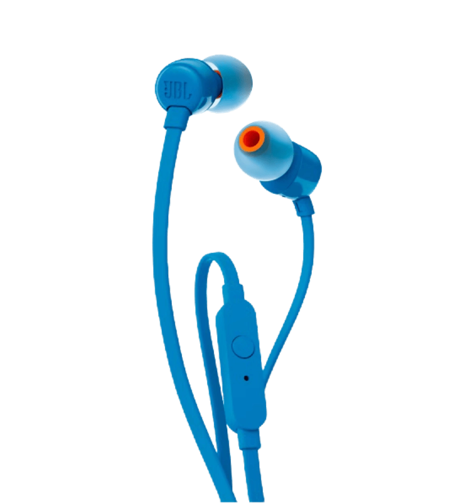 Навушники з мікрофоном JBL Tune 110 Blue (JBLT110BLU)