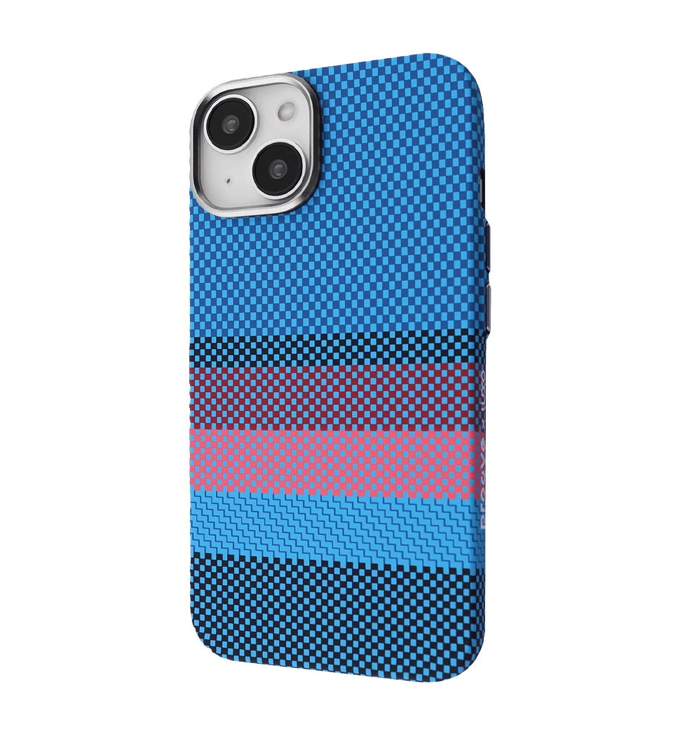 Чехол Proove Gleam Case with Magnetic Ring iPhone 15 (blue borders)