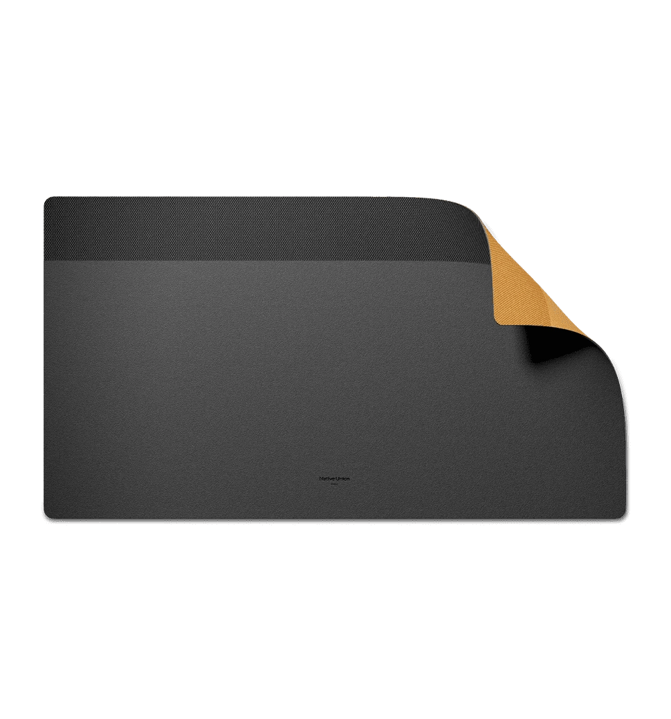 Native Union Desk Mat Black/Kraft (DESK-MAT-BLKKFT)