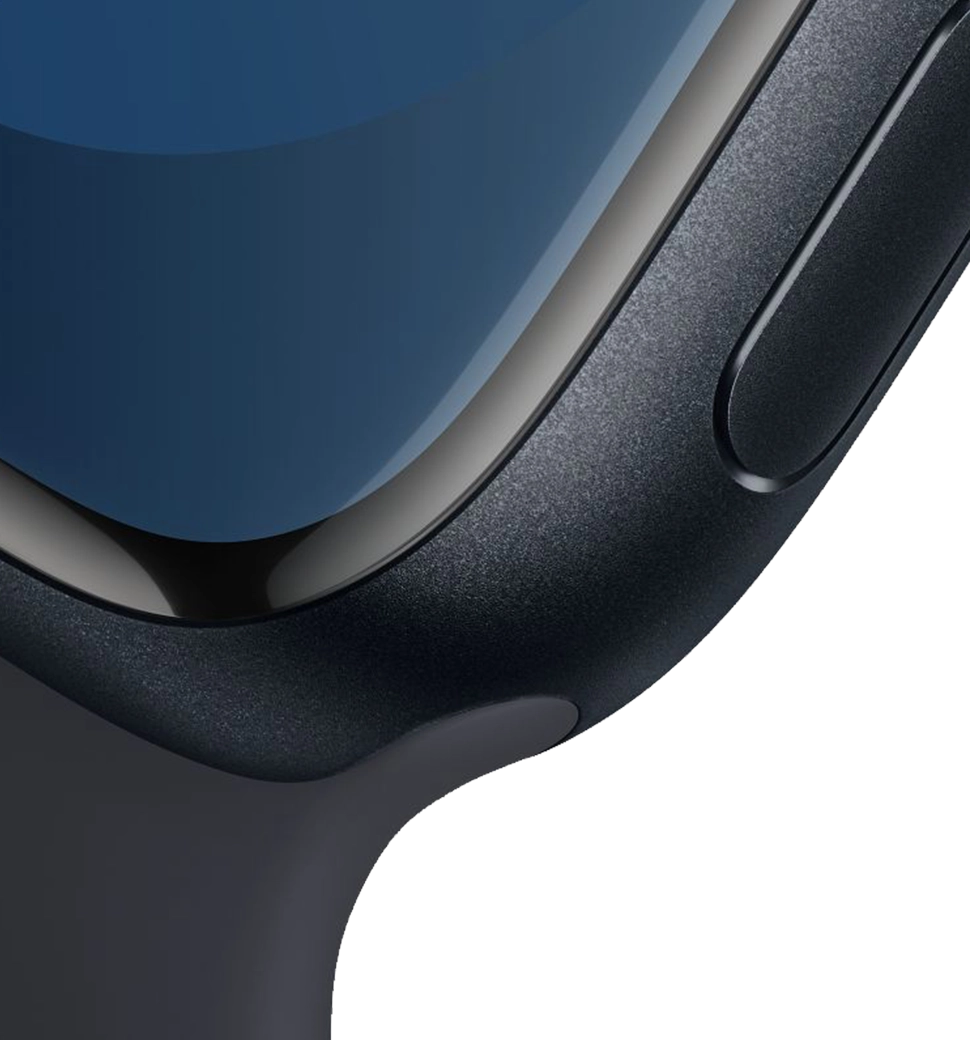Apple Watch Series 9 41mm Midnight Aluminum Case with Midnight Sport Band S/M (MR8W3)