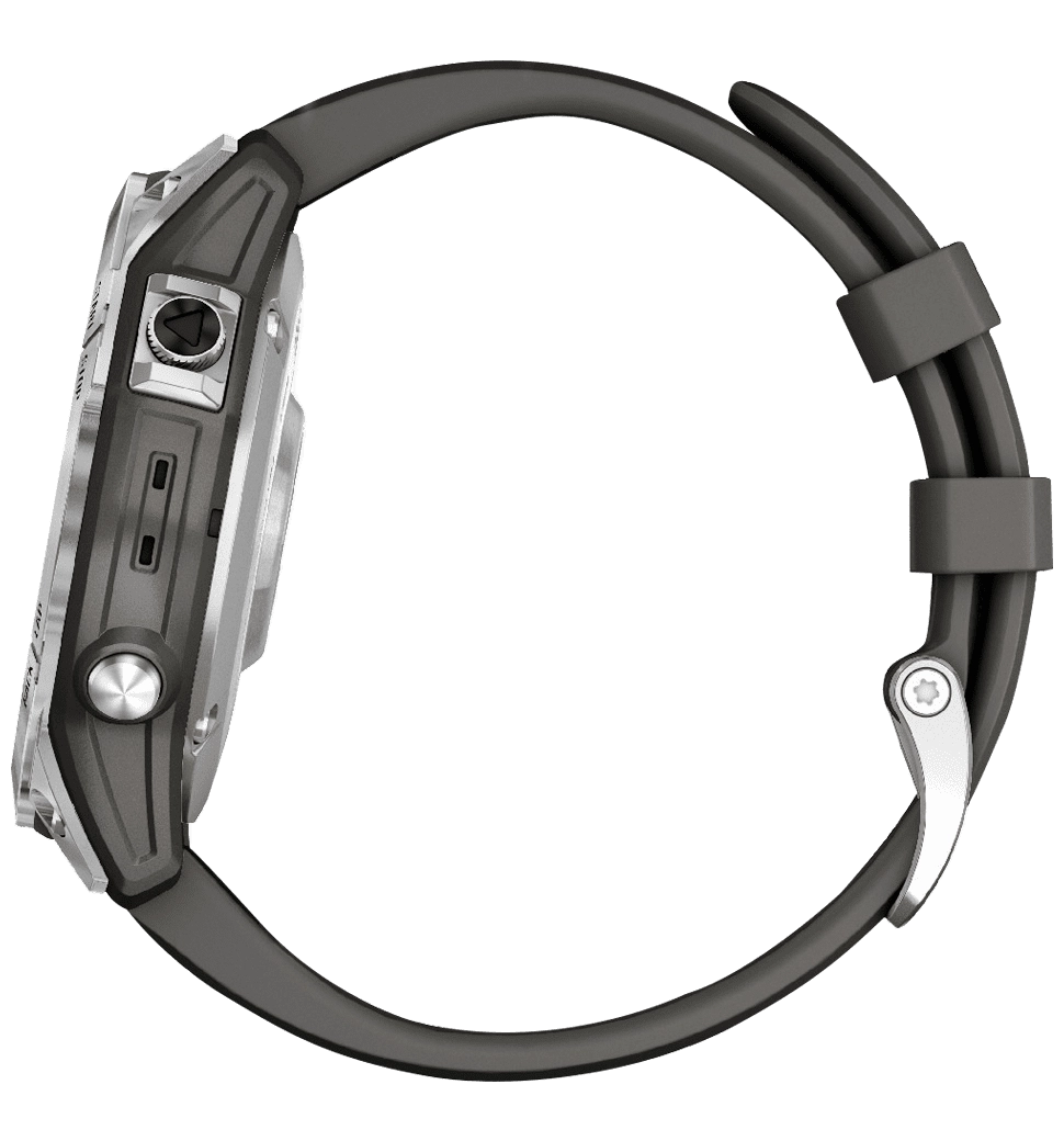 Garmin Fenix 7 Silver with Graphite Band (010-02540-00/01)