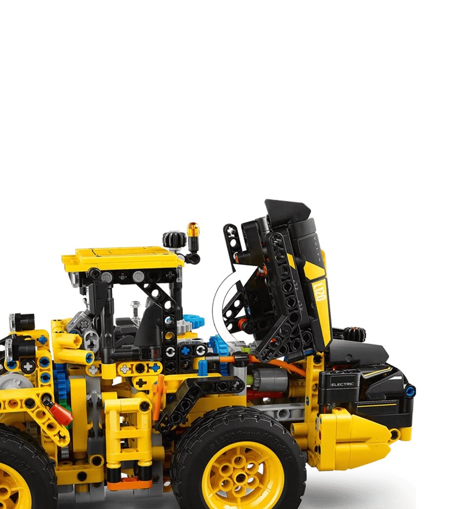 LEGO Technic Колісний навантажувач Volvo L120 Electric (42209) (коробка погана)