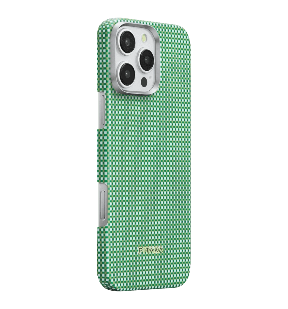 Чехол Pitaka Ultra-Slim Case Classic Forest Green for iPhone 16 Pro (KI1601PFOR)