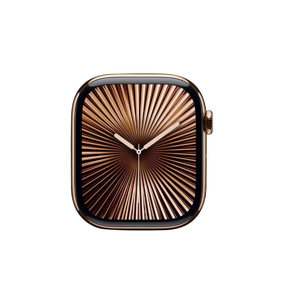 Apple Watch Series 10 GPS + Cellular 42mm Gold Titanium Case w. Gold Link Bracelet (MX0N3+MXMC3)