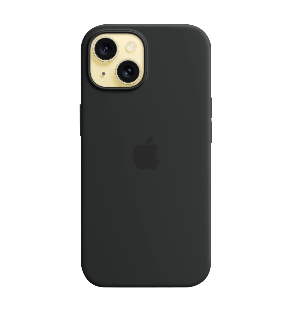 Чохол силіконовий iPhone 15 Silicone Case with MagSafe Black (MT0J3)