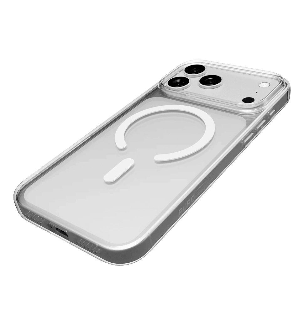 Чохол Puro Cover in TPU+PC "LITE MAG" with Magsafe for iPhone 17 Pro, Тransparent PUIPC17P63LITEMAGTR
